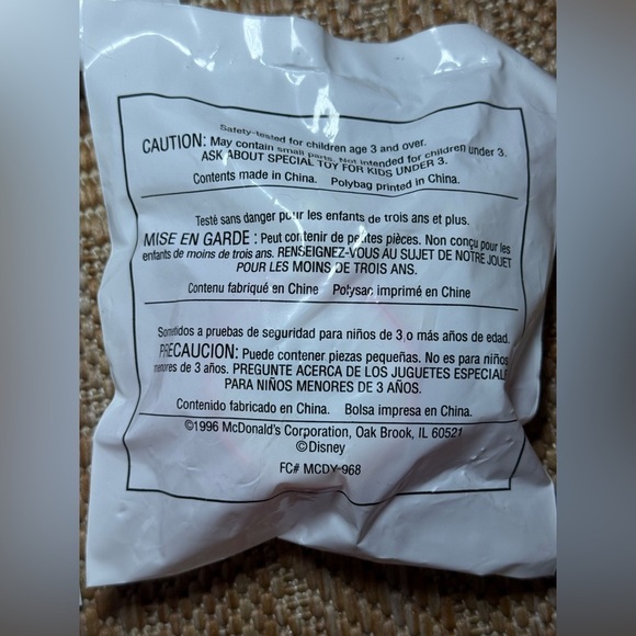 McDonald's Vintage Happy Meal Toys,Bundle of Disney's 101 Dalmatians,1996,NWT - Picture 5 of 5